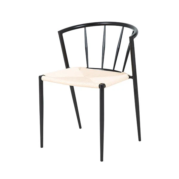 Black Rattan Wishbone Chair